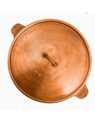 Zhensanhuan copper hot pot thickened old-fashioned hot pot copper hot pot soup pot induction cooker hot pot mandarin duck pot